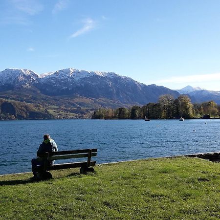 Ferienwohnung Claudia Mit Terrasse Nussdorf am Attersee Exterior foto
